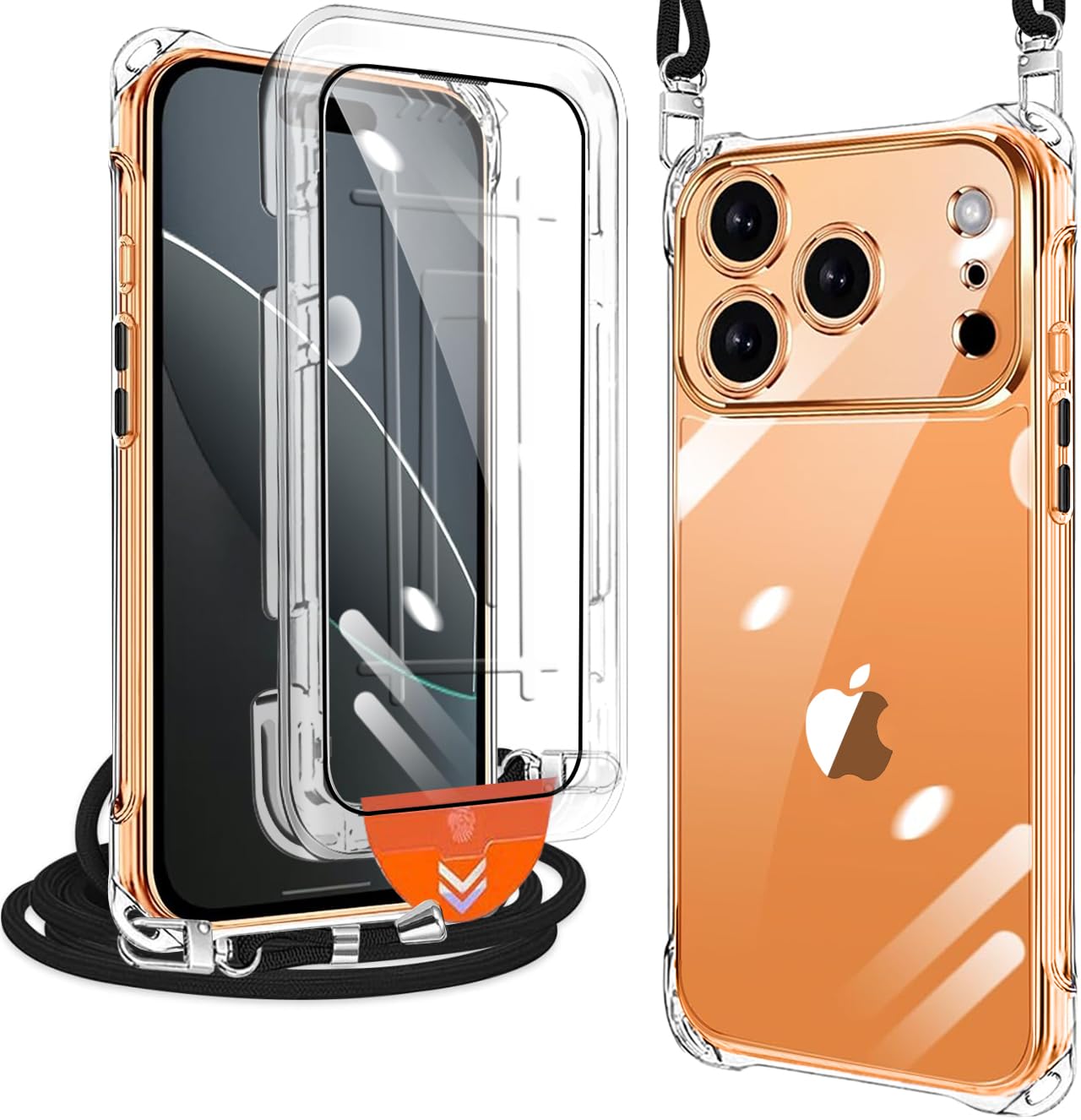 Amazon.co.jp: iPhone 17 Pro 用 ケース クリア [1枚ガラスフィルム